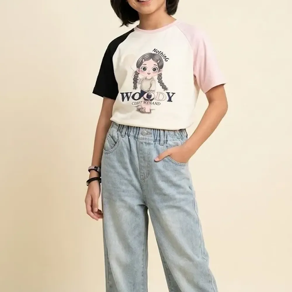Set Girl Denim Woody Get