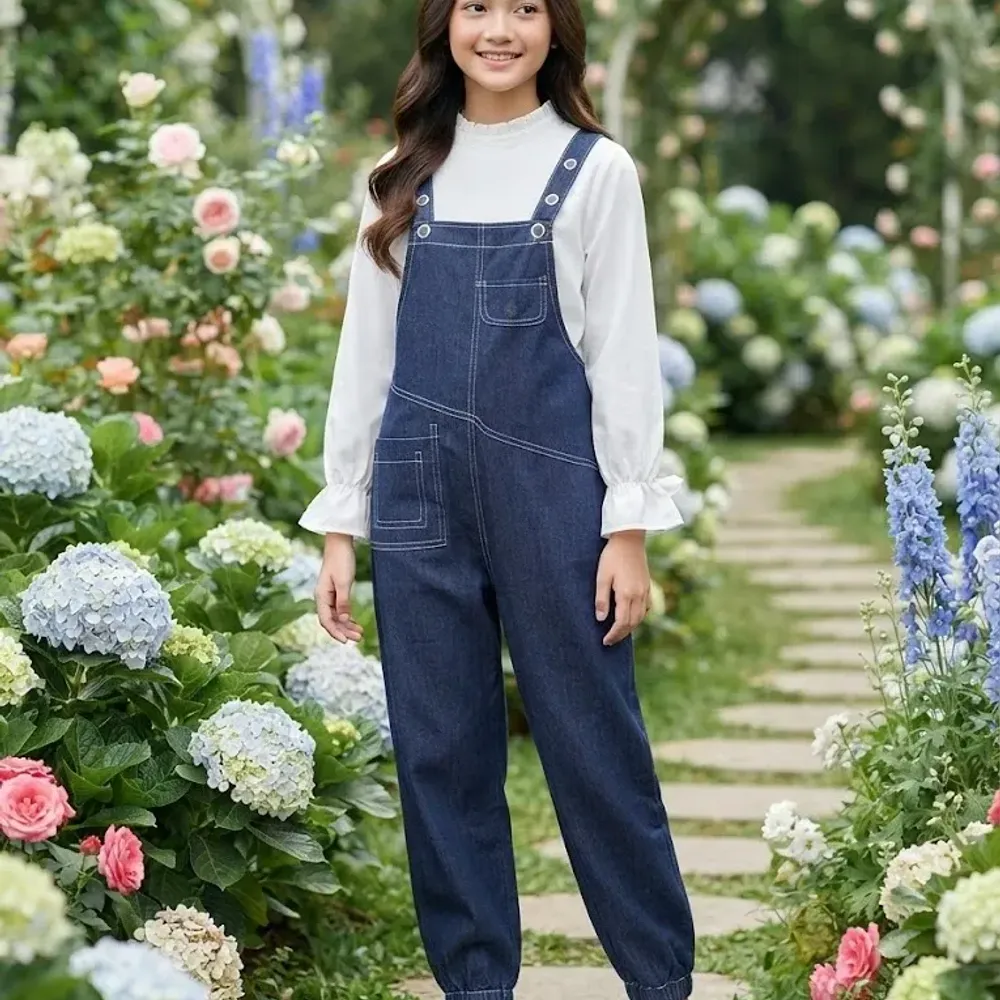 Set Girls Elite Modern Mesh Denim