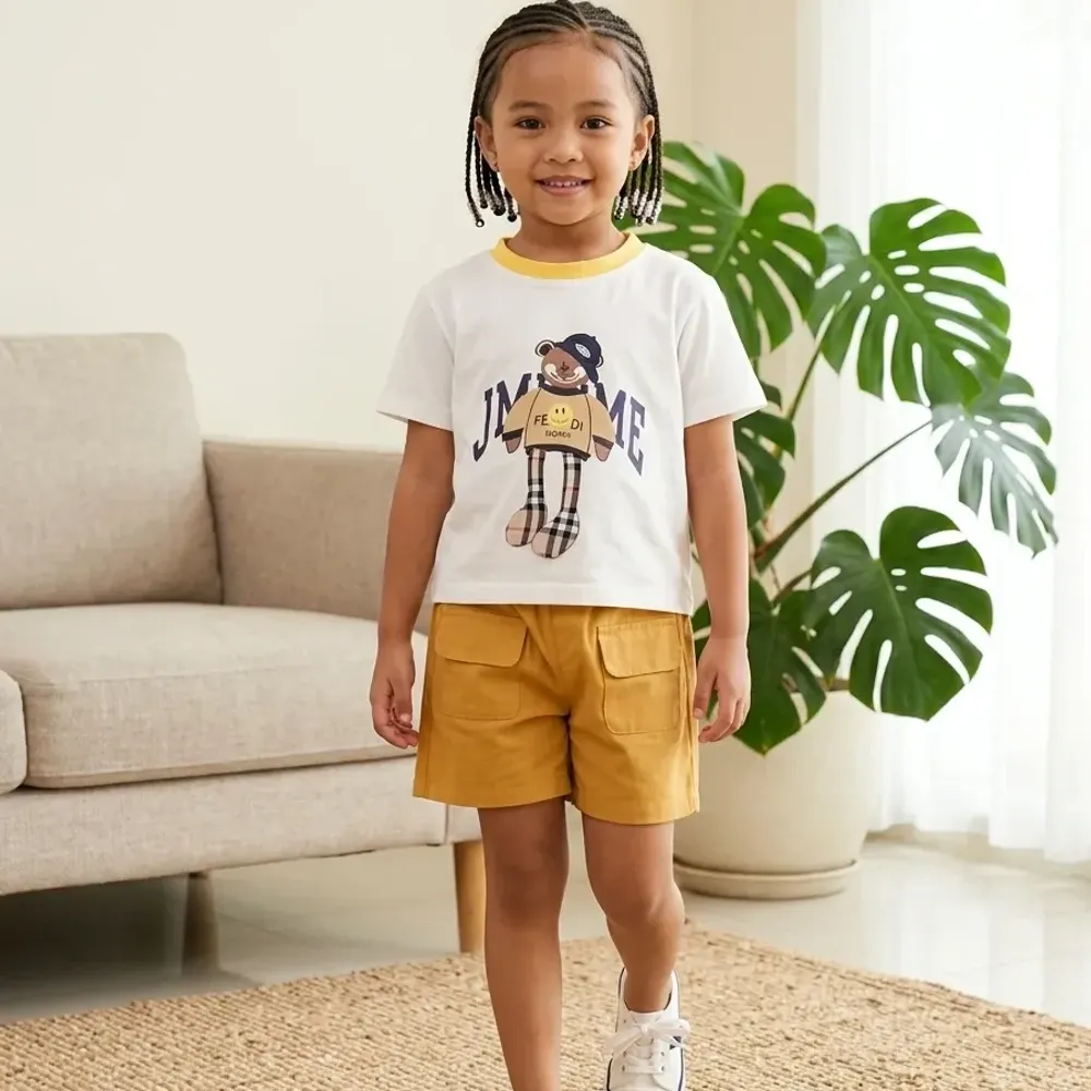 Set Girls Base Many Pocket Bear