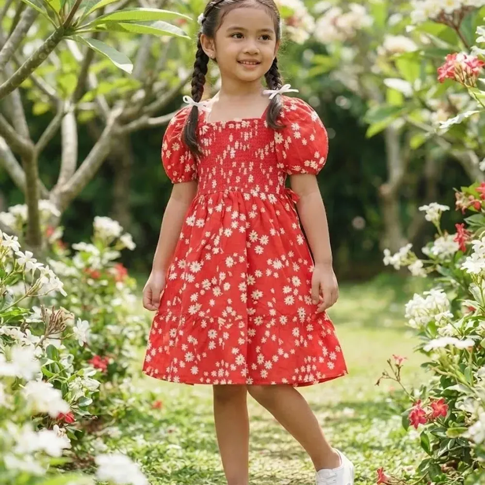 Dress Girls Red Valley
