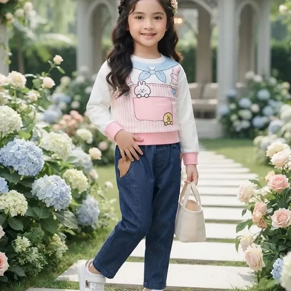 Set Girls Nautical Charm Denim