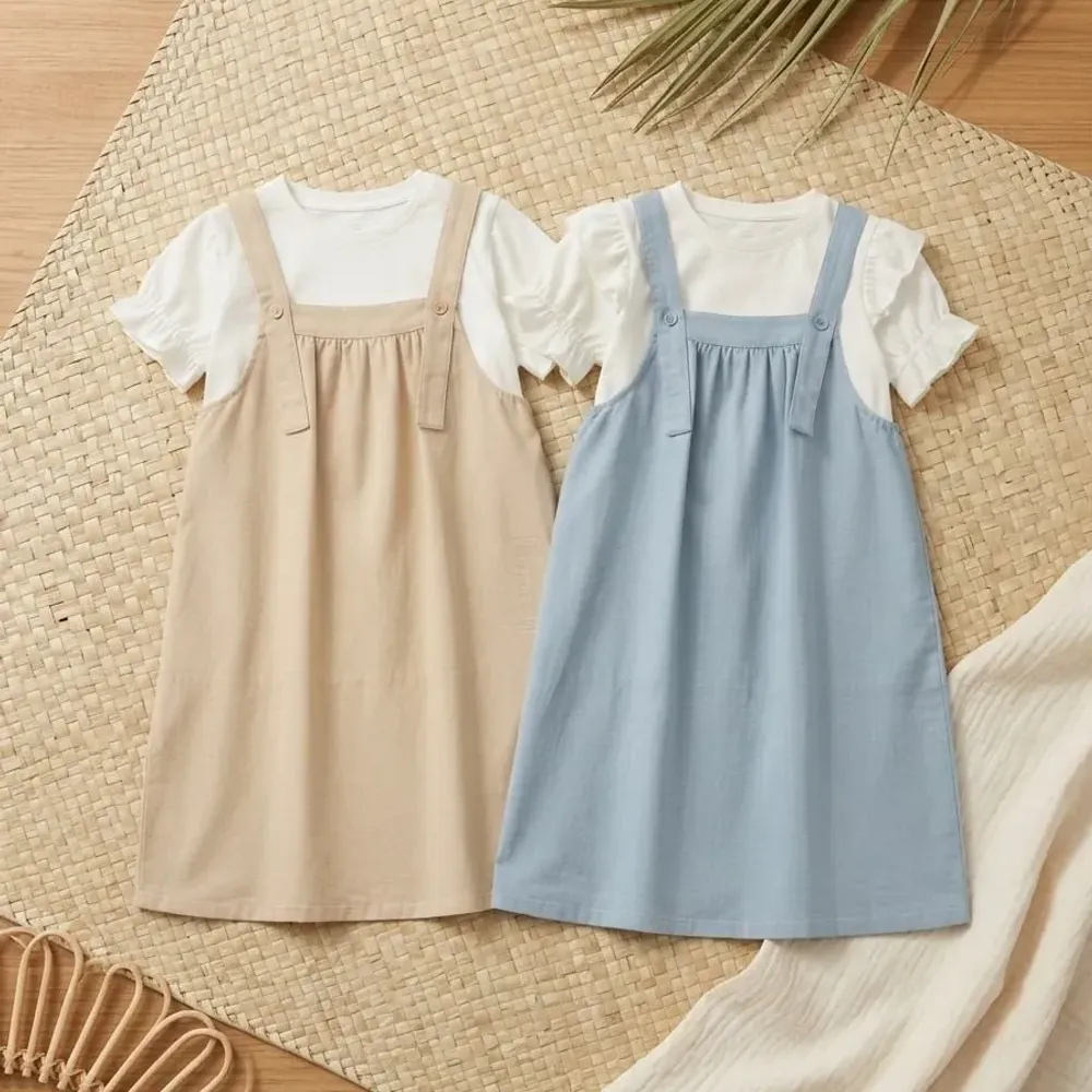 Set Girl Dainty Ruffle Pinafore - Foto 2