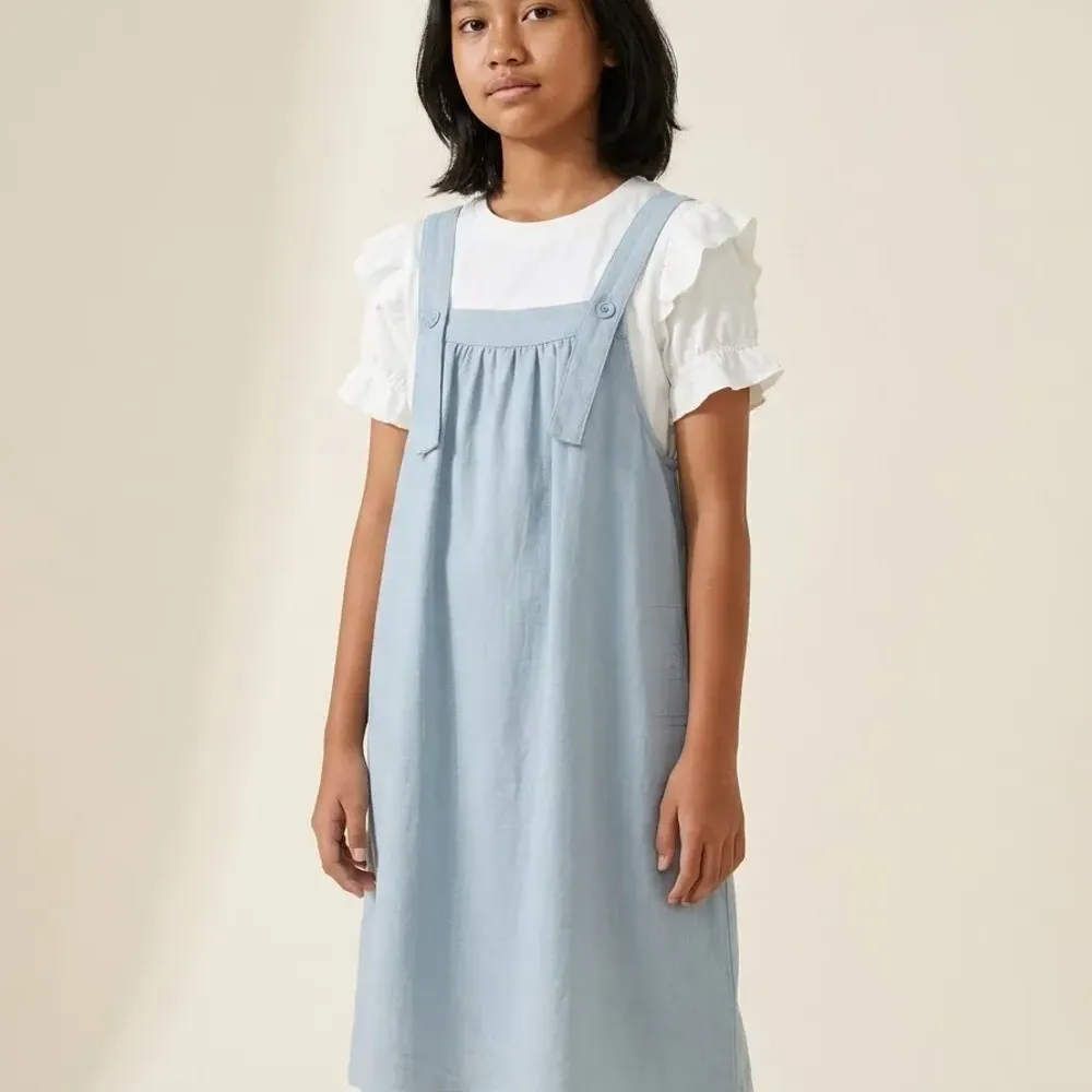 Set Girl Dainty Ruffle Pinafore - Foto 8
