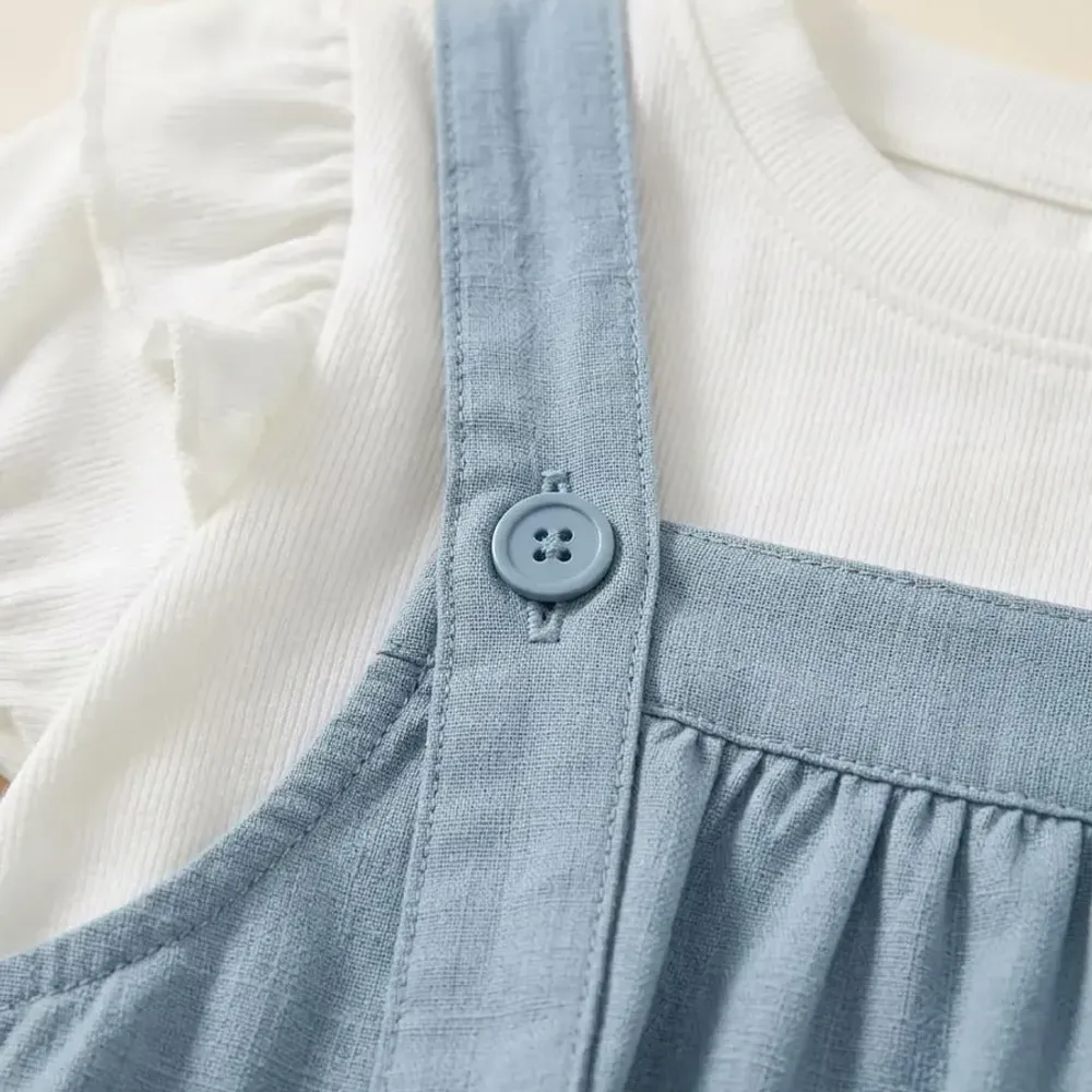 Set Girl Dainty Ruffle Pinafore - Foto 6