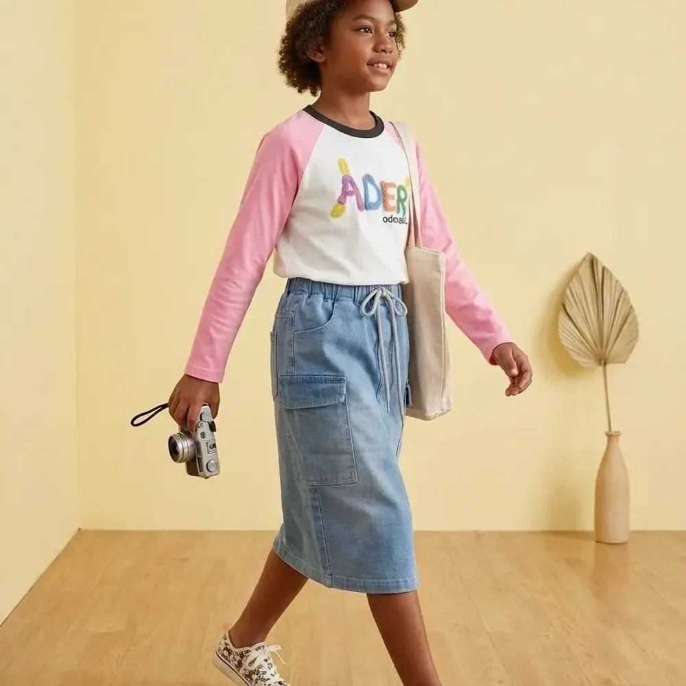Set Girl Ader Cute Denim