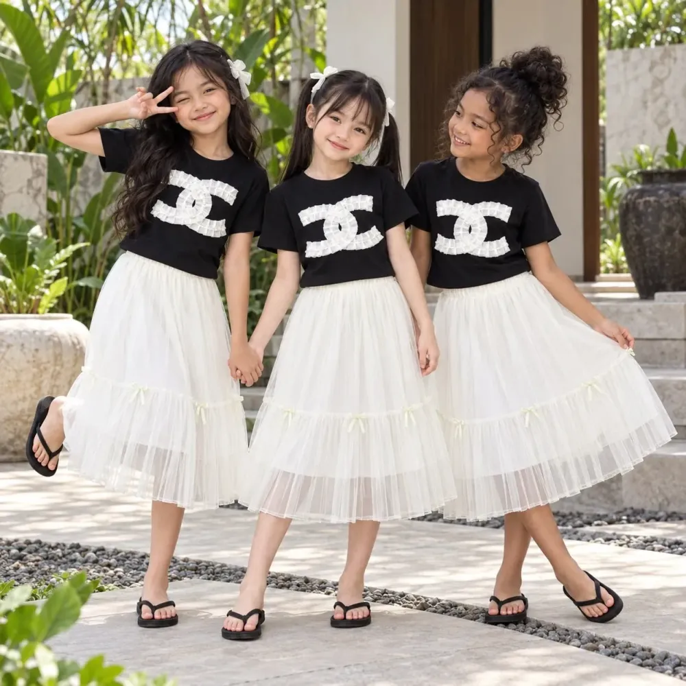 Set Girl Sweety Happy Skirt - Foto 1