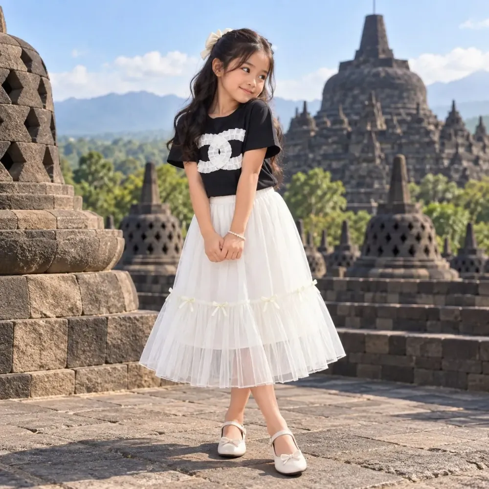 Set Girl Sweety Happy Skirt - Foto 8