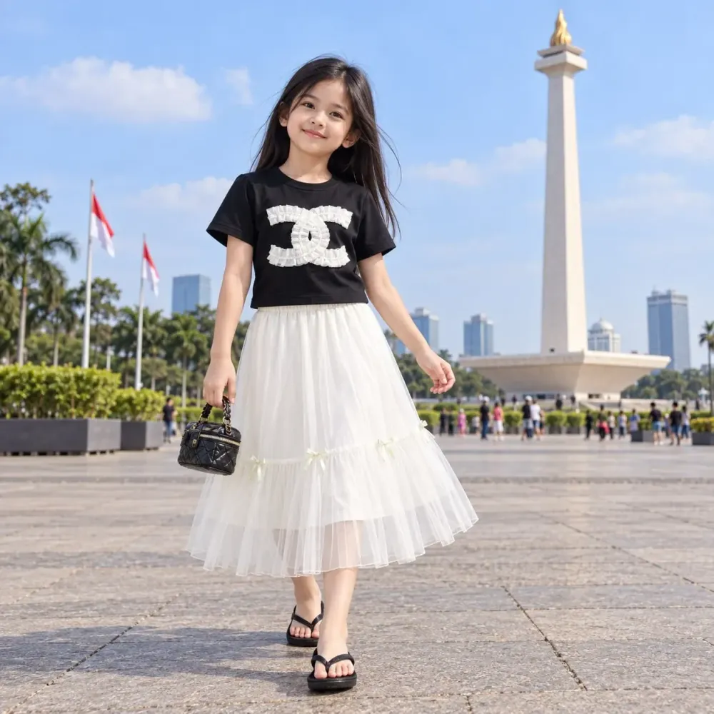 Set Girl Sweety Happy Skirt - Foto 5
