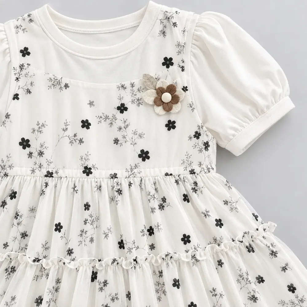 Dress Girly Summer Fresh Daisy