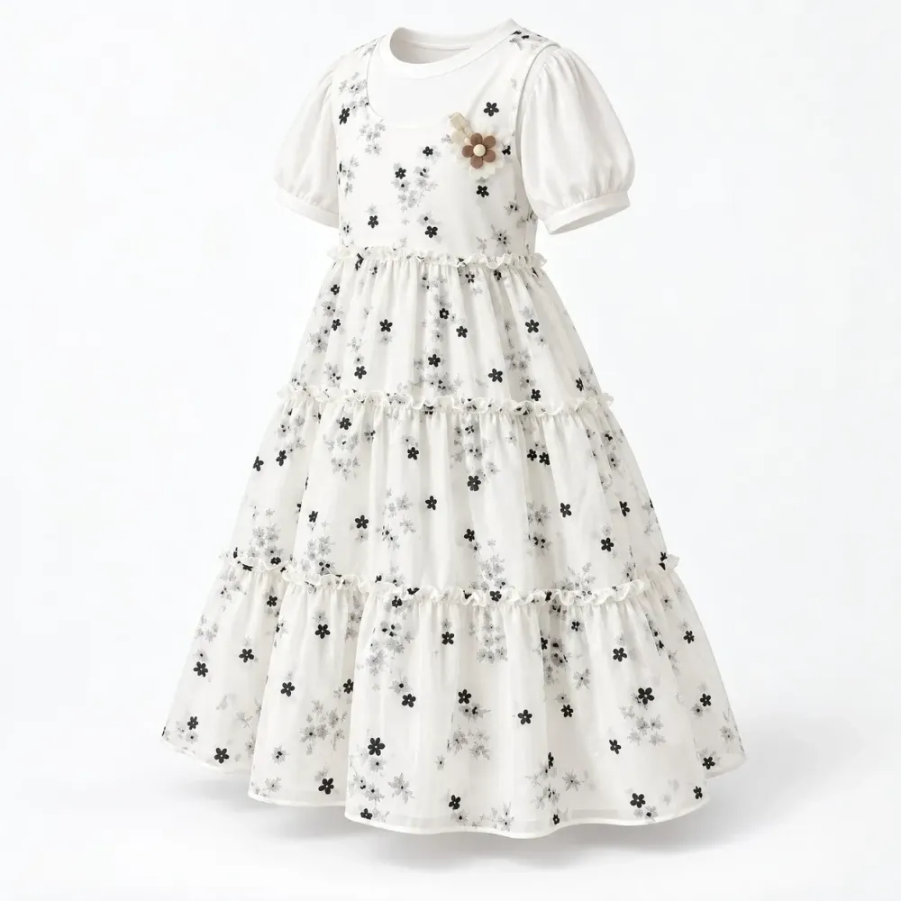 Dress Girly Summer Fresh Daisy