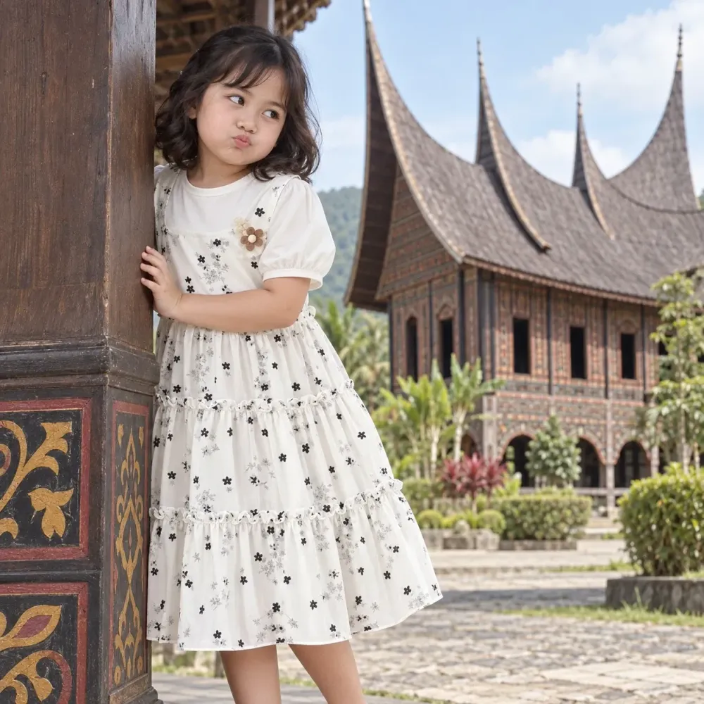 Dress Girly Summer Fresh Daisy