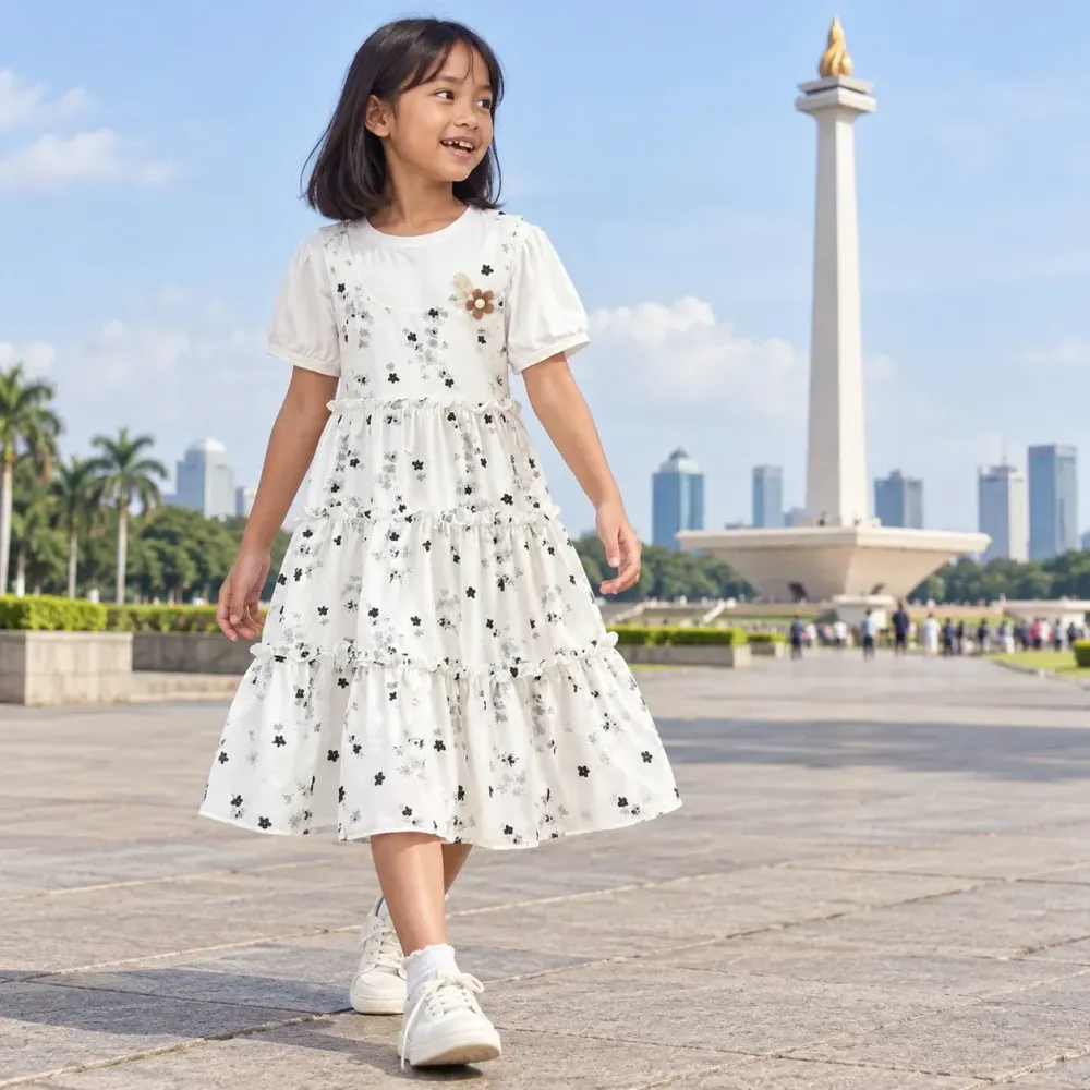 Dress Girly Summer Fresh Daisy