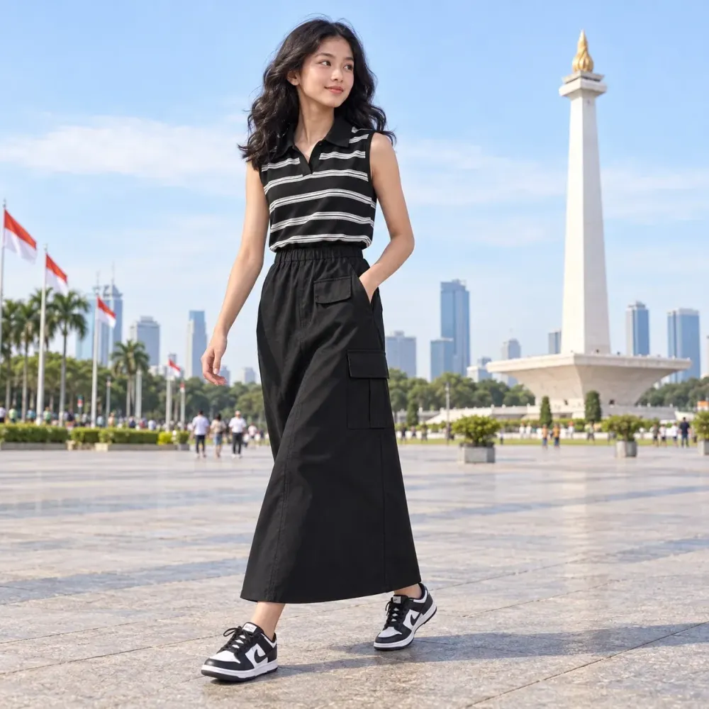 Set Girls Stripe Currly Pookie
