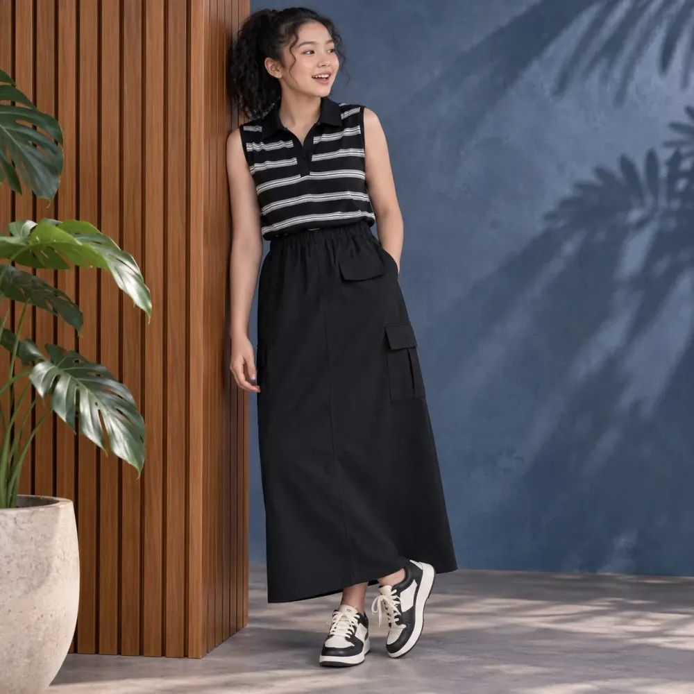 Set Girls Stripe Currly Pookie