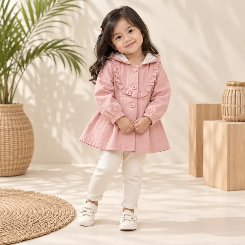 Jacket Girl Ethereal Pink Parka