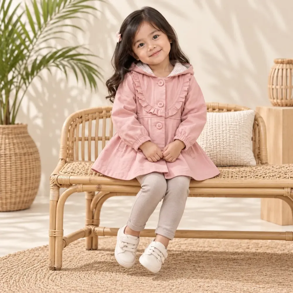 Jacket Girl Ethereal Pink Parka