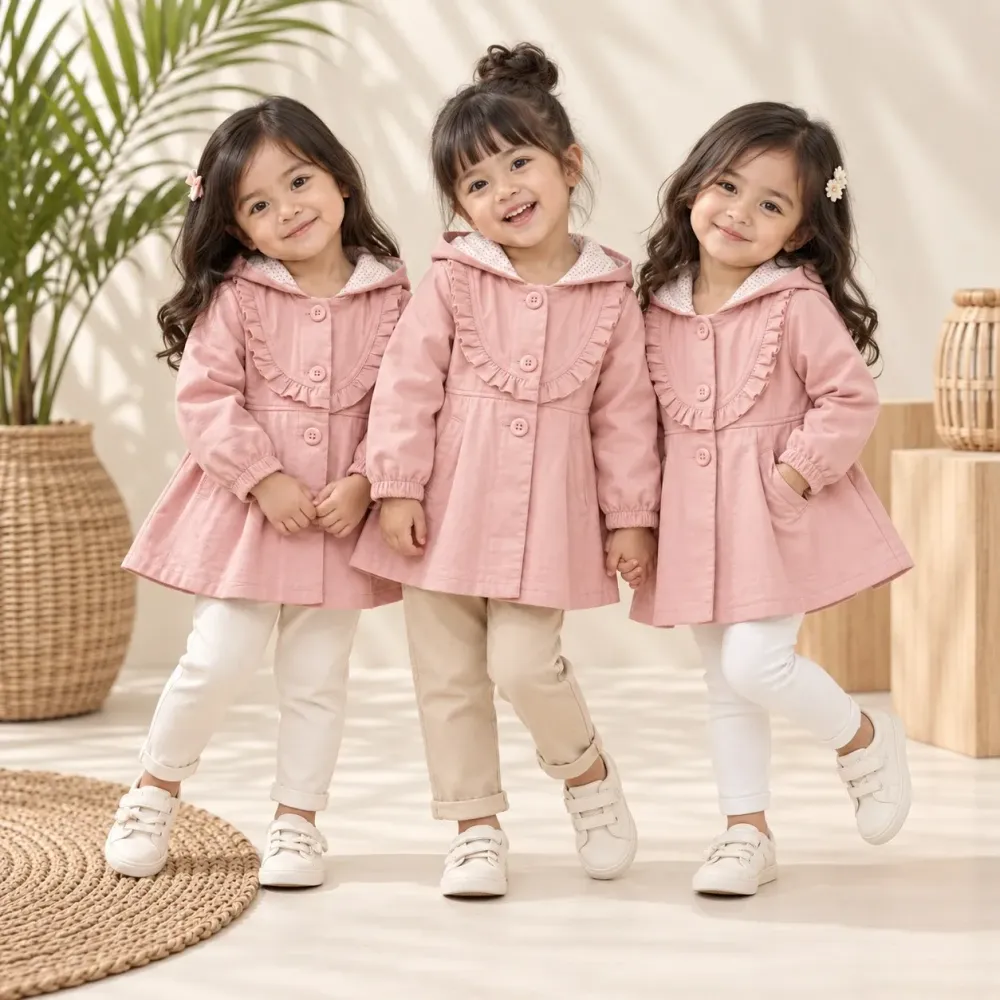 Jacket Girl Ethereal Pink Parka