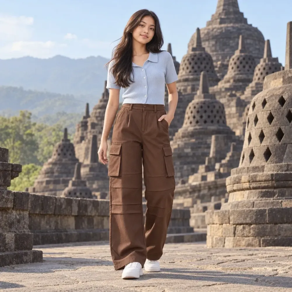 Pants Girl Brown Warm Fear