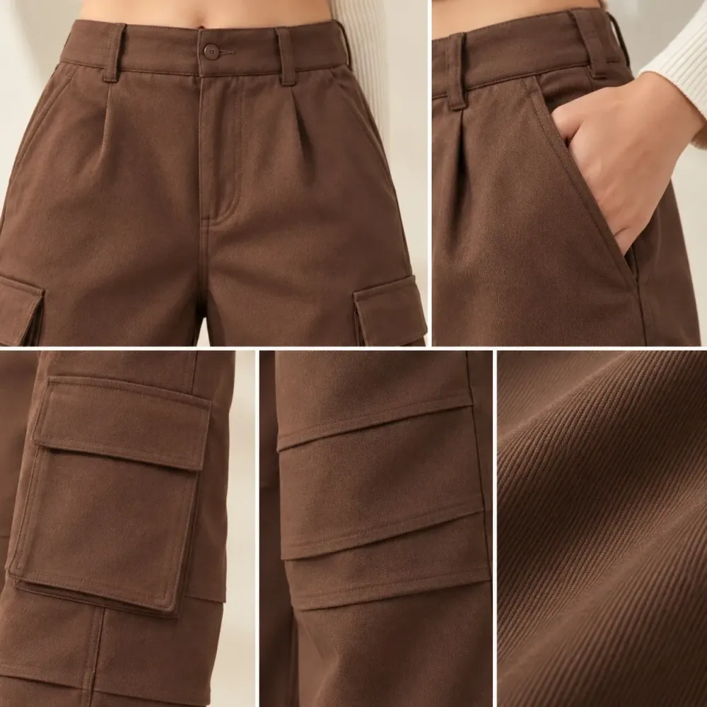 Pants Girl Brown Warm Fear - Foto 2
