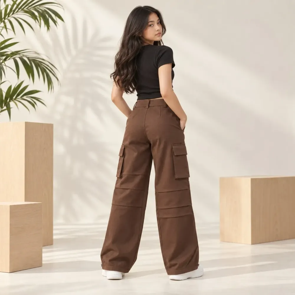 Pants Girl Brown Warm Fear