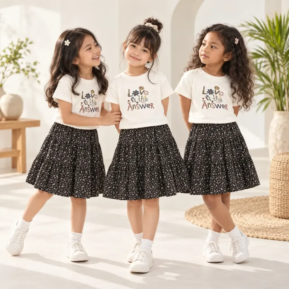 Set Girls Twinkle Moonlit Dots