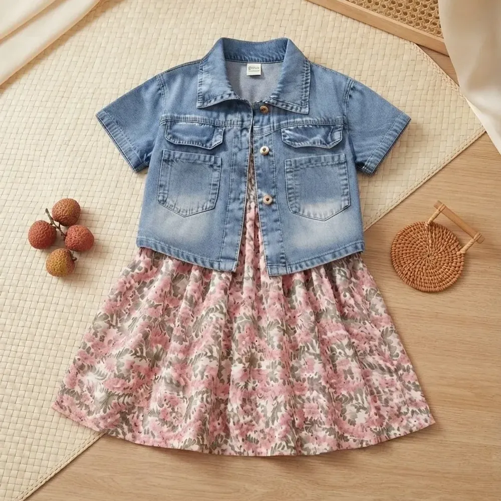 Set Girls Delicate Flower Charm - Foto 2