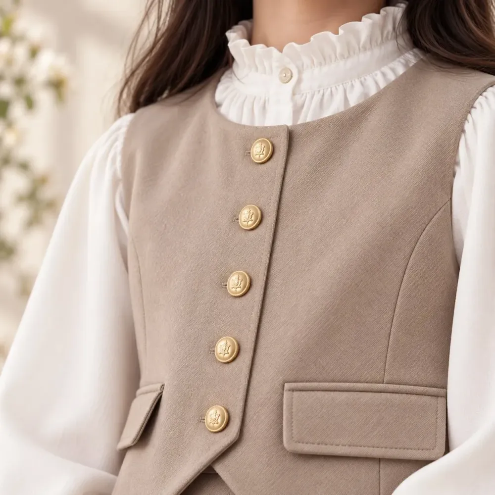 Set Girl Brownie Vest City - Foto 2
