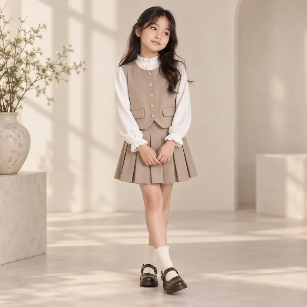 Set Girl Brownie Vest City - Foto 4