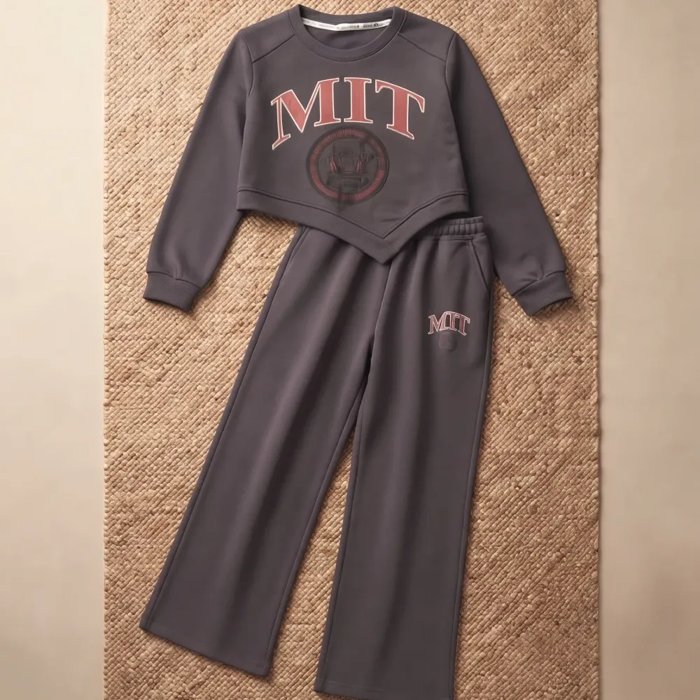 Set Girl Pebble Varsity Charcoal