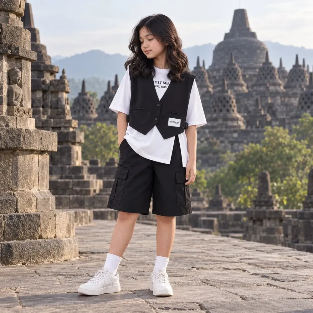 Set Girl Chia Short Bye