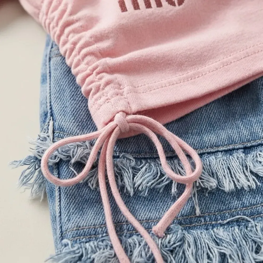 Set Girl Lyra Ruffle Denim - Foto 4