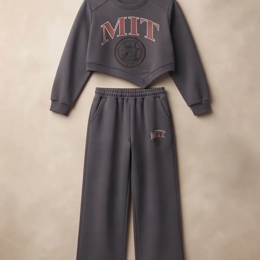 Set Girl Pebble Varsity Charcoal