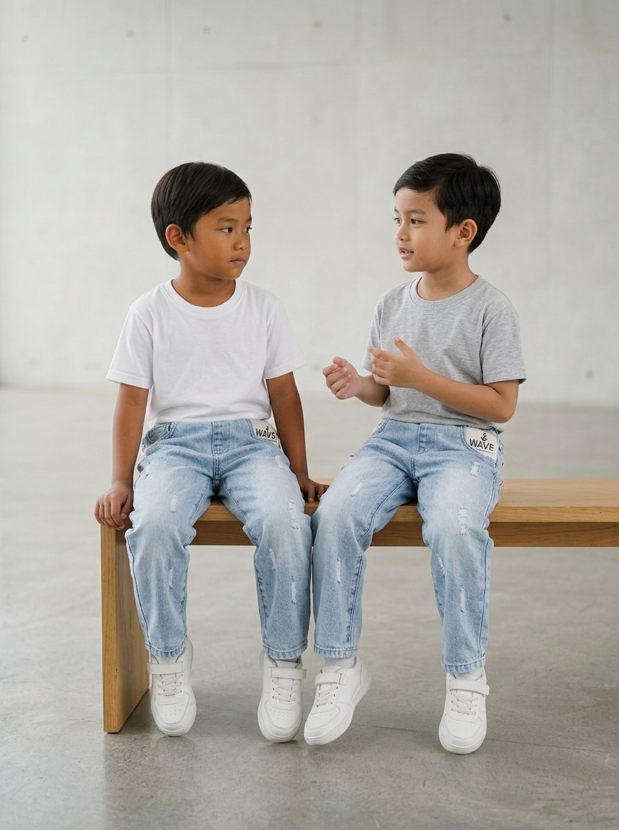 Pants Boys Kavero Blank Denim - Foto 1