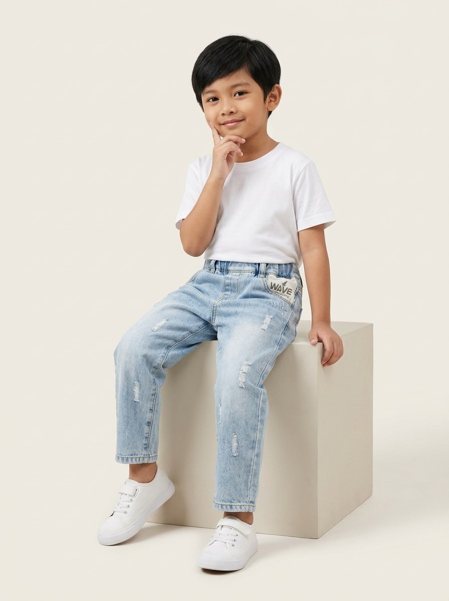 Pants Boys Kavero Blank Denim - Foto 6