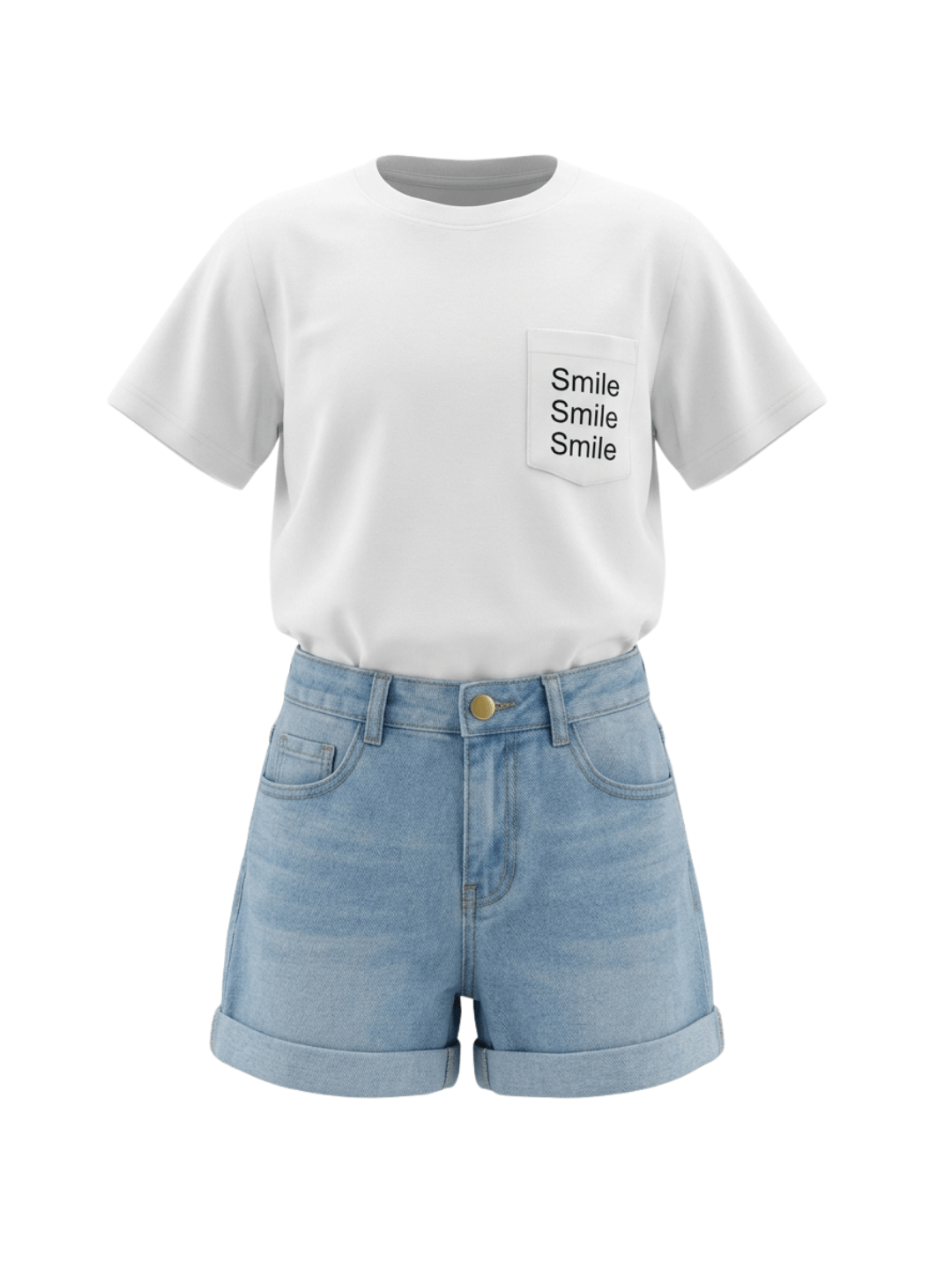 Set Girl Three Smile Short