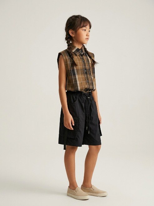 Set Girls Tartan Casual Cargo - Foto 3