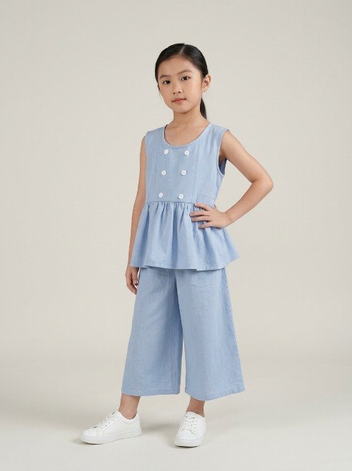 Set Girls Denim Stylish Wash