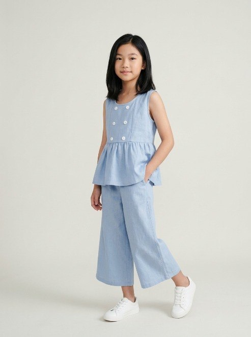 Set Girls Denim Stylish Wash - Foto 6