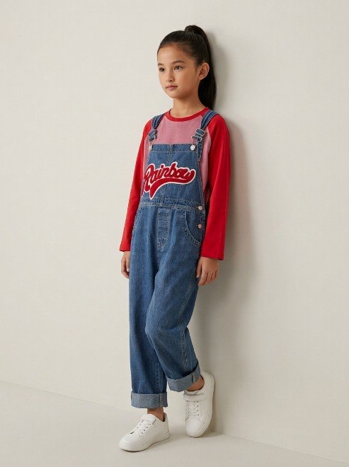 Set Girls Rainbow Trench