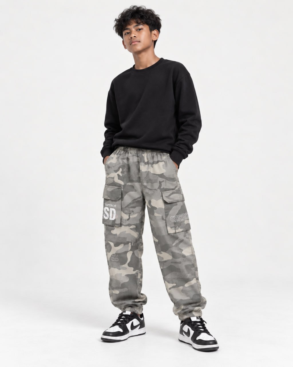 Pants Boy Green Armys Clo - Foto 3