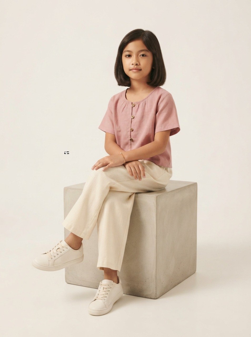Set Girls Poppy Glow Peach