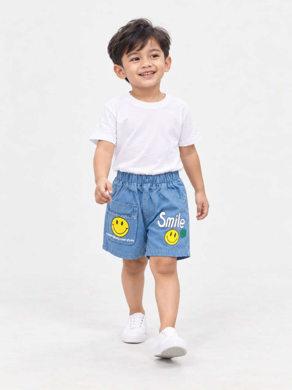 Pants Boy Smile Looks Dream