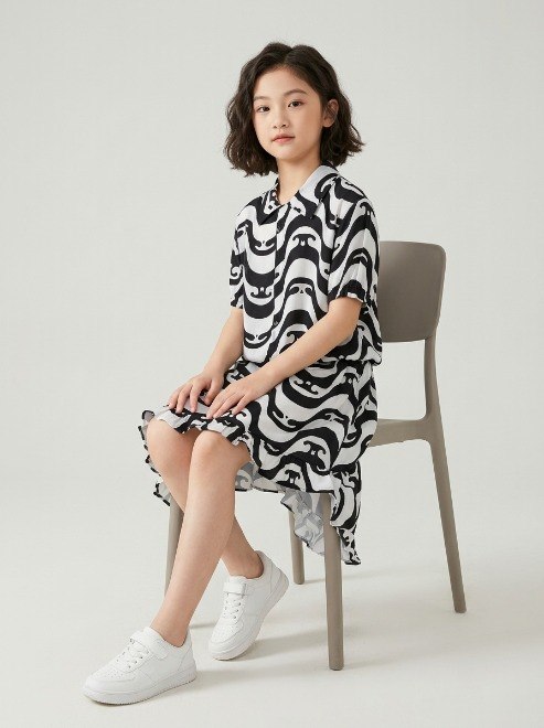 Setelan Kerut Wavy Long Line - Foto 2