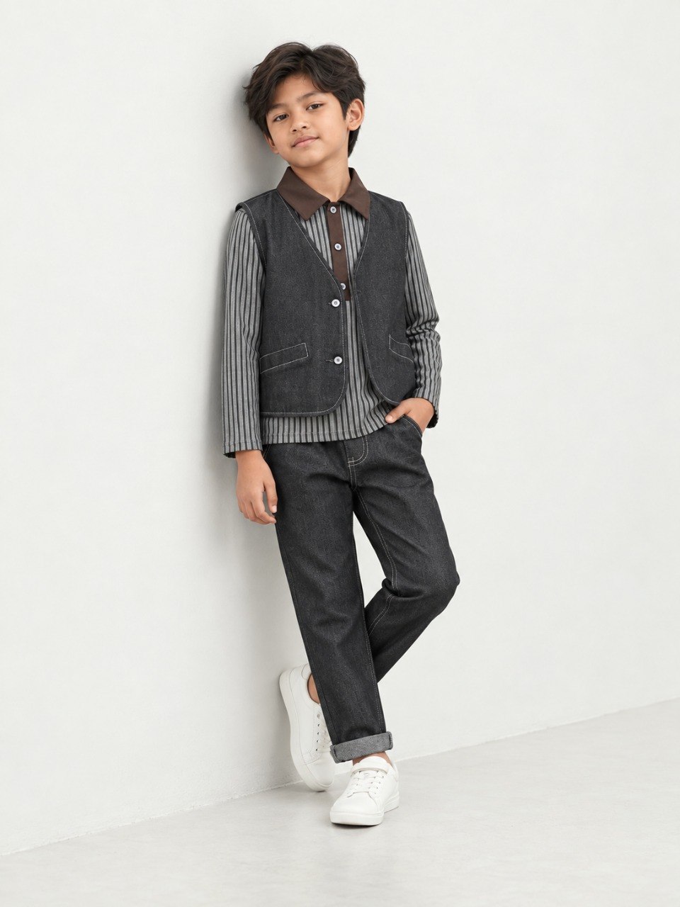 Set Boys Denim Ensemble - Foto 1