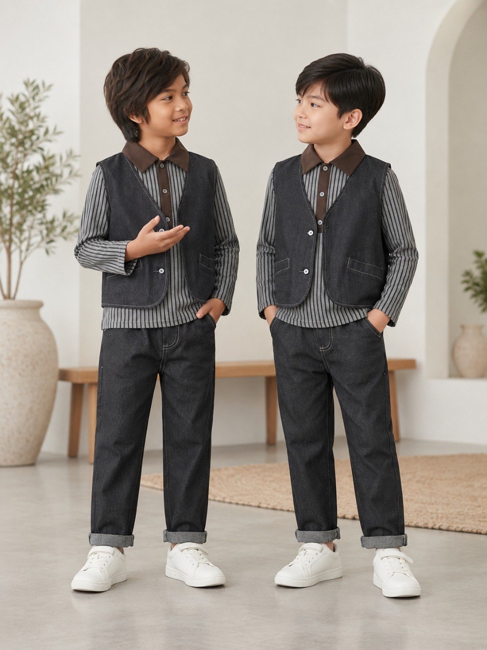 Set Boys Denim Ensemble
