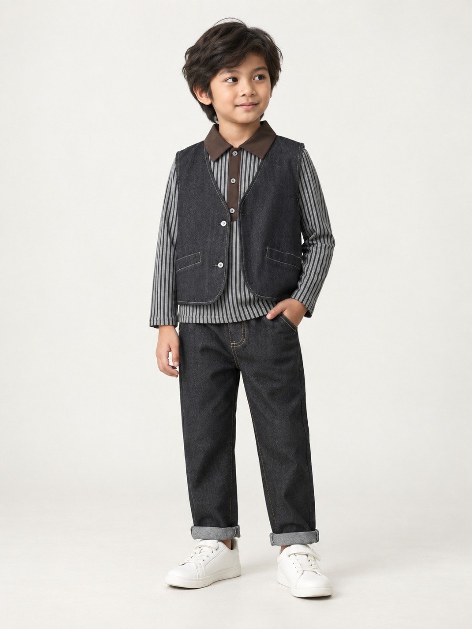 Set Boys Denim Ensemble