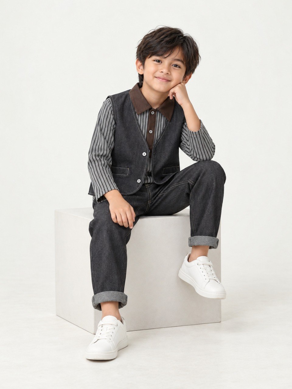 Set Boys Denim Ensemble - Foto 7
