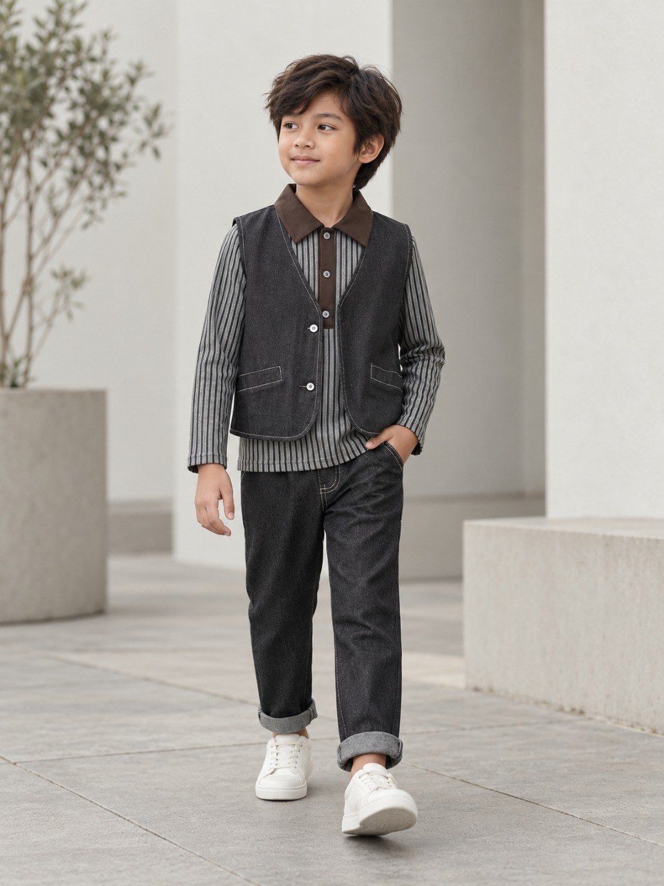 Set Boys Denim Ensemble - Foto 8