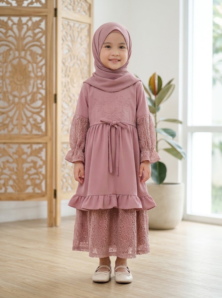 DRESS PRETTY RUFFLE