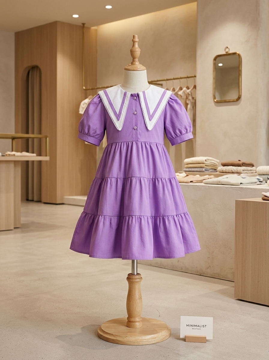 Dress Anak Bunga Sakura Katun